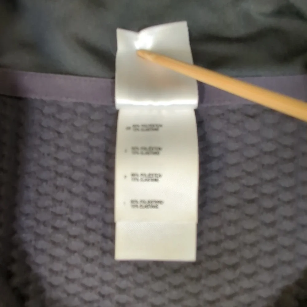 The‎ North Face Flight Series Mens 1/4 Zip Pullover Gray Running Top Large #2547